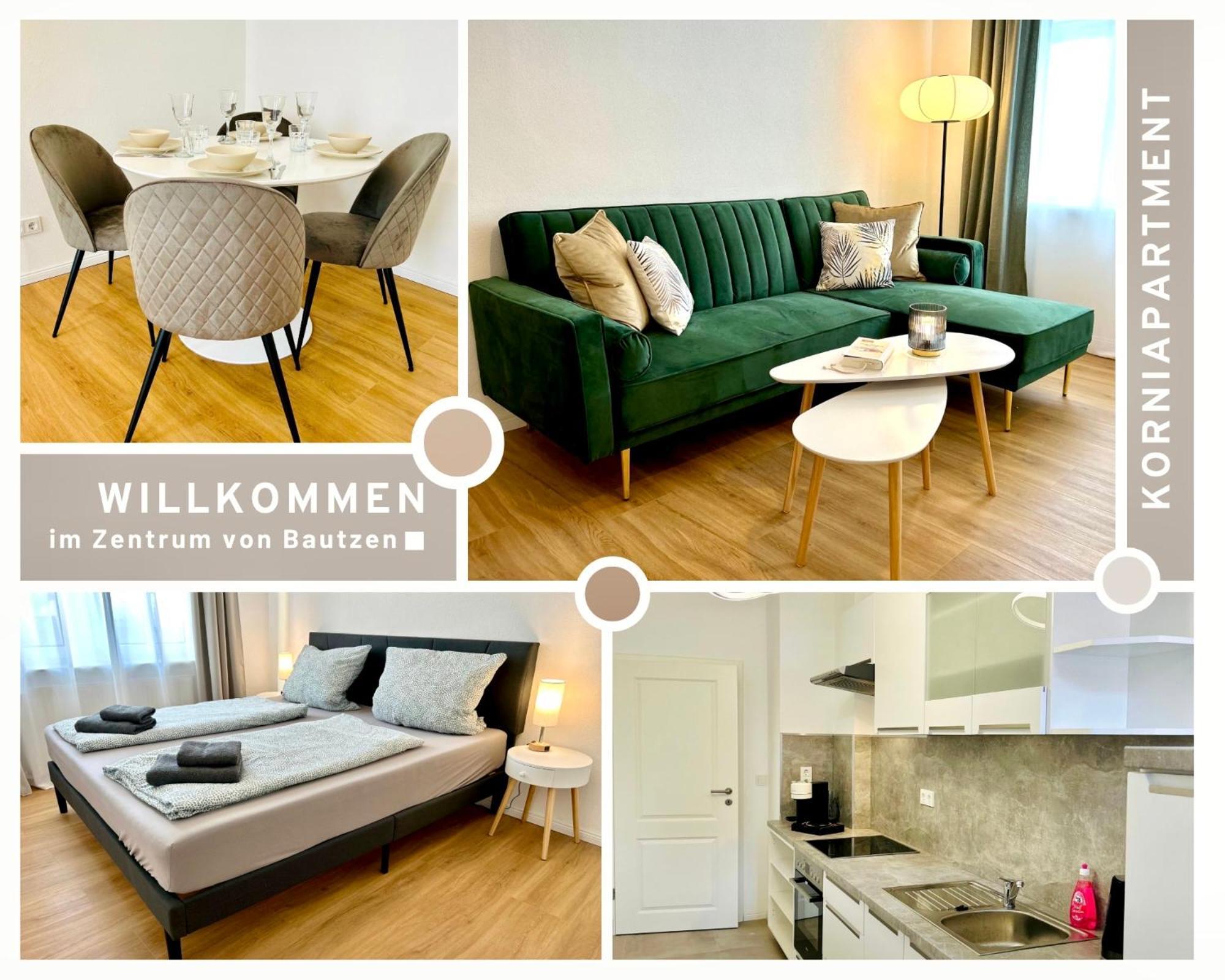 Korniapartment Zentrum 2 Schlafzimmer Stellplatz Bautzen Luaran gambar
